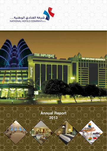 Thumbnail National Hotels Company (Bahrain) Annual Report 2013