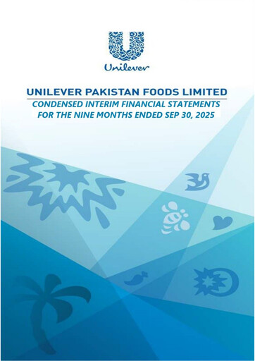 Thumbnail Unilever Pakistan Foods Financial Statement 2025-q3