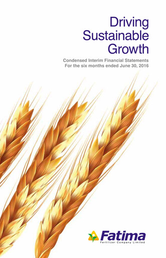 Thumbnail Fatima Fertilizer Financial Report 2016-h1