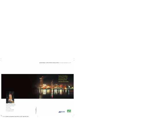 Thumbnail Fatima Fertilizer Quarterly Report 2010-q1