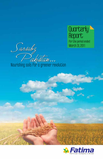 Thumbnail Fatima Fertilizer Quarterly Report 2011-q1