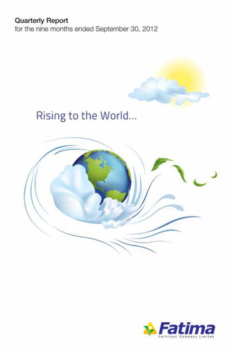 Thumbnail Fatima Fertilizer Quarterly Report 2012-q3