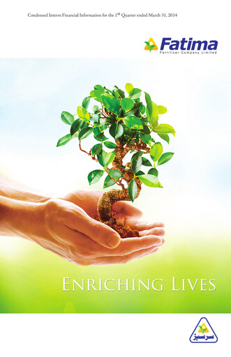 Thumbnail Fatima Fertilizer Quarterly Report 2014-q1