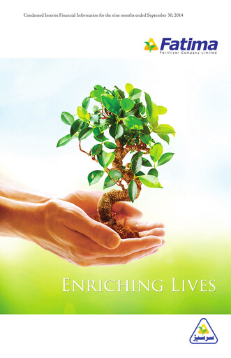 Thumbnail Fatima Fertilizer Quarterly Report 2014-q3