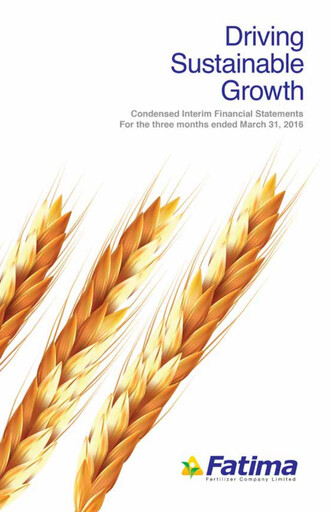 Thumbnail Fatima Fertilizer Quarterly Report 2016-q1