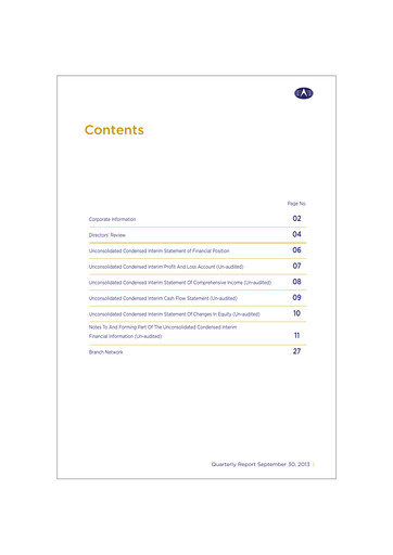 Thumbnail Bank Alfalah Financial Statement 2013-h1