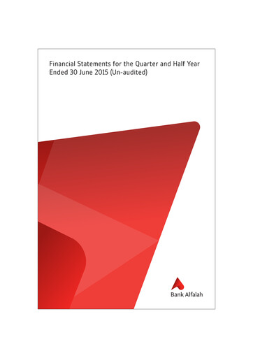 Thumbnail Bank Alfalah Financial Statement 2015-h1