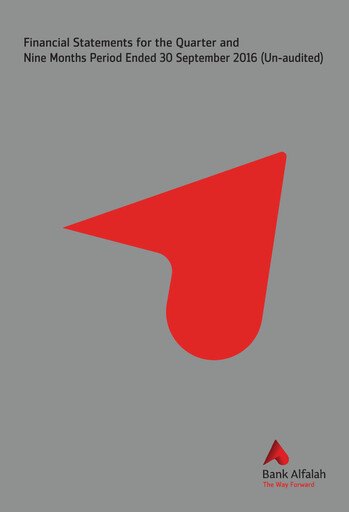 Miniature Bank Alfalah Rapport trimestriel 2016-q3