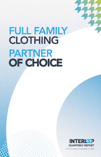 Miniature Interloop Rapport trimestriel 2022-q3