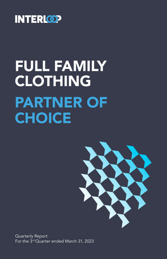 Miniature Interloop Rapport trimestriel 2023-q3