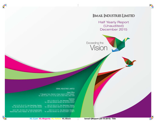 Thumbnail Ismail Industries Half-year Report 2016-h1