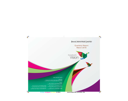 Miniature Ismail Industries Rapport trimestriel 2016-q3