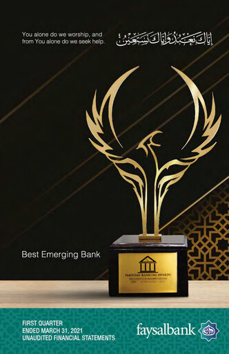Miniature Faysal Bank Rapport trimestriel 2021-q1