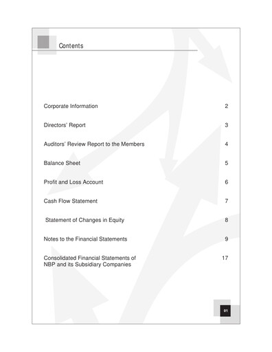 Miniature National Bank of Pakistan Rapport semestriel 2007-h1