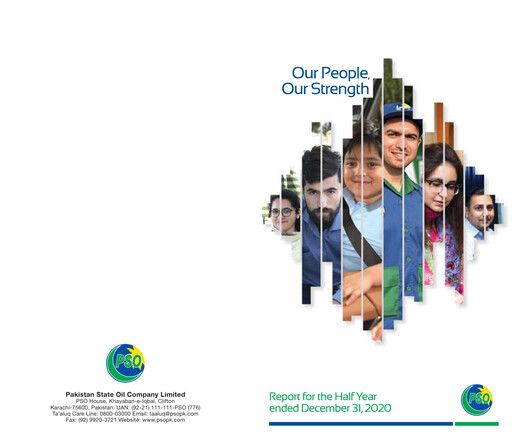Thumbnail Pakistan State Oil Company Half-year Report 2021-h1