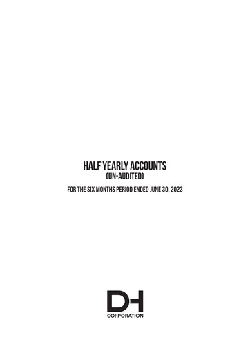 Miniature Dawood Hercules Corporation Rapport semestriel 2023-h1
