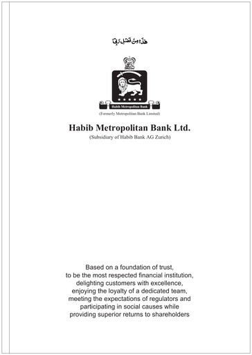 Miniature Habib Metropolitan Bank Rapport annuel 2006