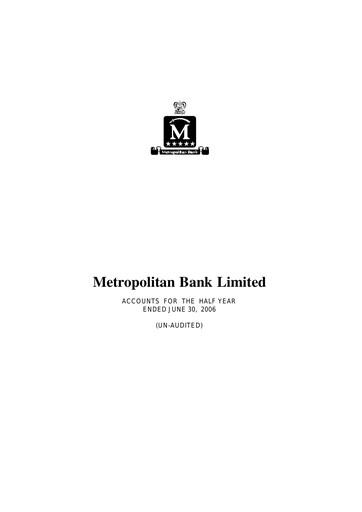 Thumbnail Habib Metropolitan Bank Financial Statement 2006-h1