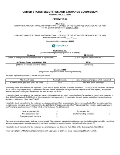 Thumbnail GE Vernova Quarterly Report 2025-q1