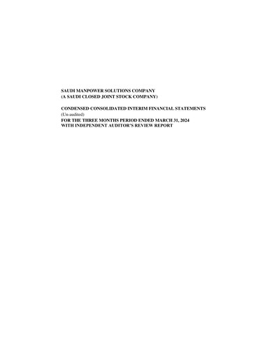 Vorschaubild SMASCO (Saudi Manpower Solutions Company) Quartalsbericht 2024-q1
