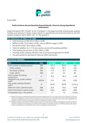 Thumbnail Parkin PJSC Quarterly Report 2025-q1