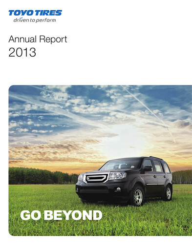 Thumbnail Toyo Tire Annual Report 2013