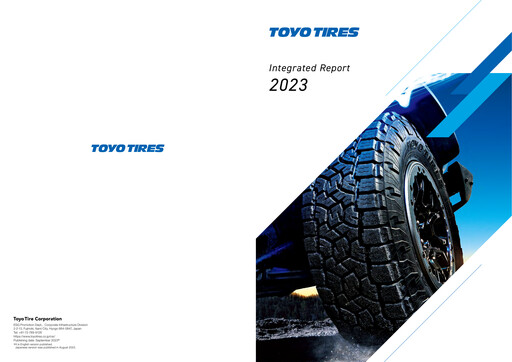 Thumbnail Toyo Tire Annual Report 2023