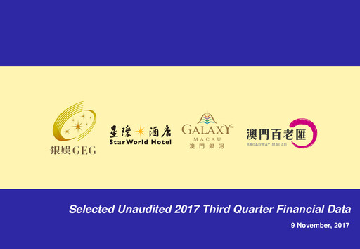 Thumbnail Galaxy Entertainment Quarterly Report 2017-q3