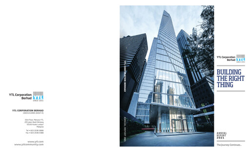 Thumbnail YTL Corporation Berhad Annual Report 2021