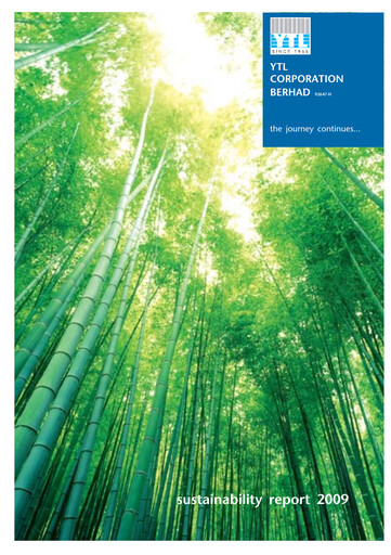 Thumbnail YTL Corporation Berhad Sustainability Report 2009