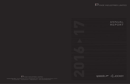 Thumbnail Page Industries
 Annual Report 2016-2017