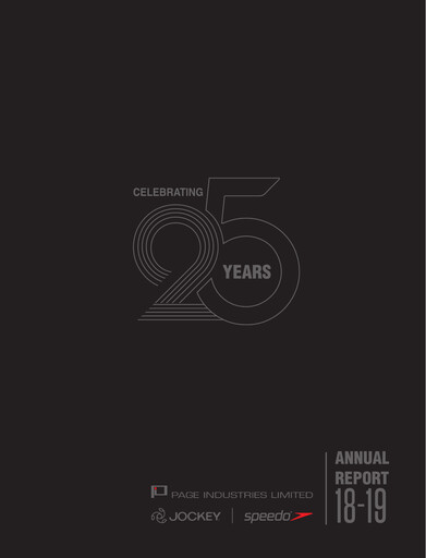 Thumbnail Page Industries
 Annual Report 2018-2019