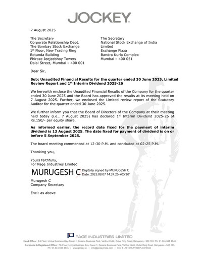 Thumbnail Page Industries
 Quarterly Report 2025-q1
