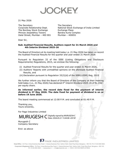 Thumbnail Page Industries
 Quarterly Report 2025-q4