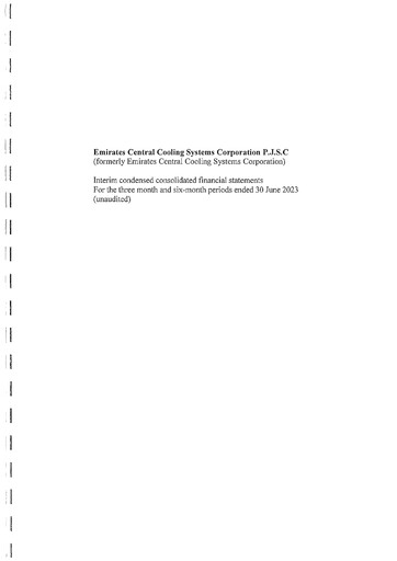 Thumbnail Emirates Central Cooling Systems Financial Statement 2023-h1