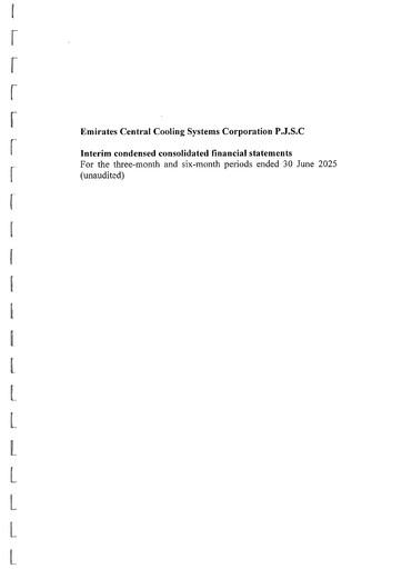 Thumbnail Emirates Central Cooling Systems Financial Statement 2025-h1