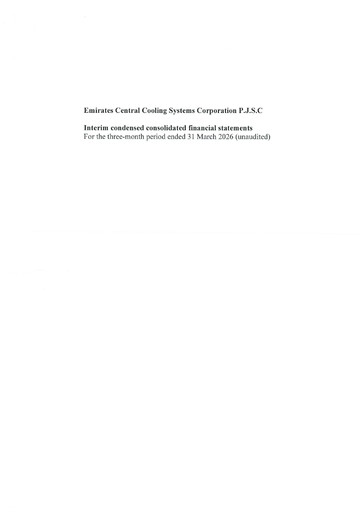 Thumbnail Emirates Central Cooling Systems Quarterly Report 2026-q1