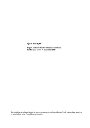 Vorschaubild Ajman Bank Finanzmitteilung 2025
