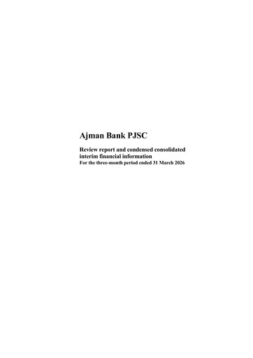 Thumbnail Ajman Bank Quarterly Report 2026-q1