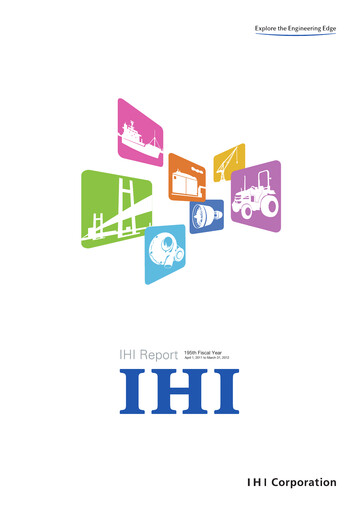 Miniature IHI Corporation Rapport annuel 2011