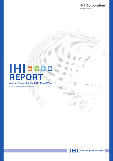 Miniature IHI Corporation Rapport semestriel 2020-h1