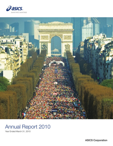 Thumbnail ASICS Corporation Annual Report fy2010