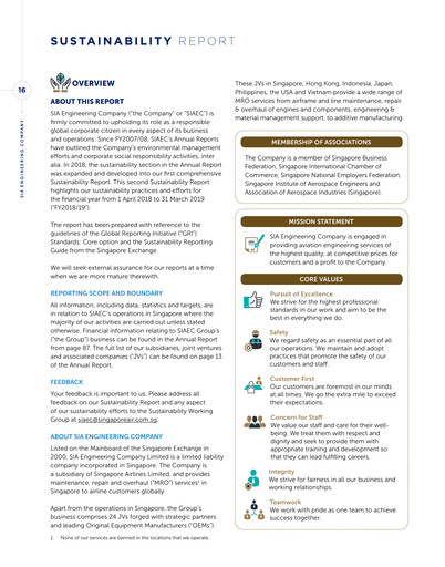 Vorschaubild SIA Engineering Company Nachhaltigkeitsbericht 2018-2019