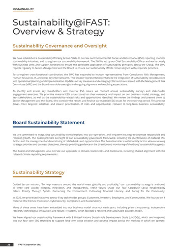 Thumbnail iFAST Corporation Sustainability Report 2025