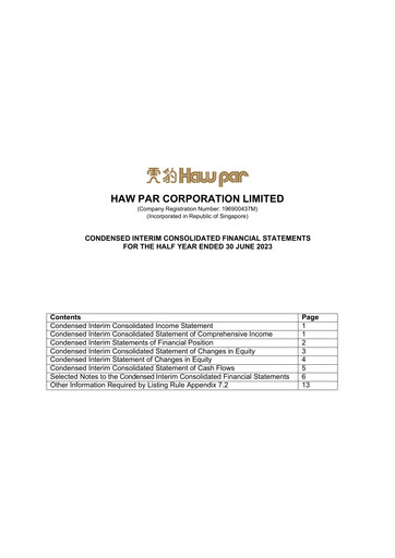 Thumbnail Haw Par Half-year Report 2023-h1