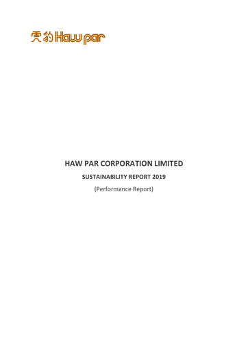 Vorschaubild Haw Par Nachhaltigkeitsbericht 2019