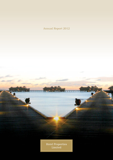 Thumbnail Hotel Properties Limited Annual Report 2012