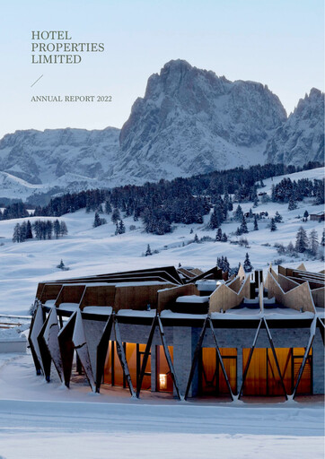 Thumbnail Hotel Properties Limited Annual Report 2022