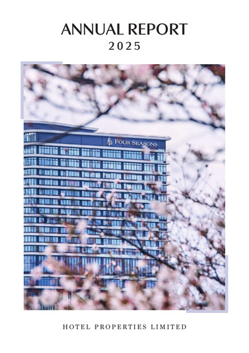 Thumbnail Hotel Properties Limited Annual Report 2025