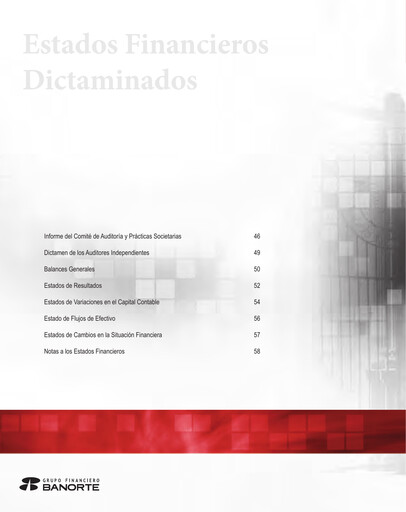 Thumbnail Banorte Financial Statement 2009